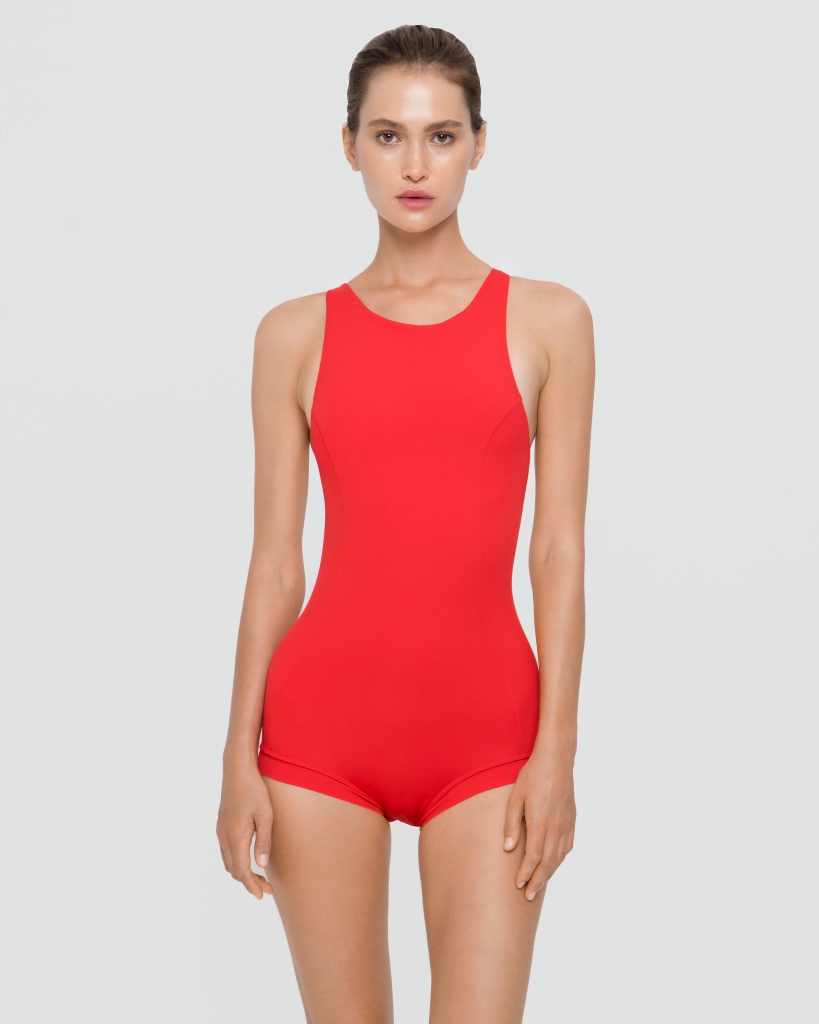 Love and Hate swimsuits collection - Red onepiece Coral – Love and Hate  Europe