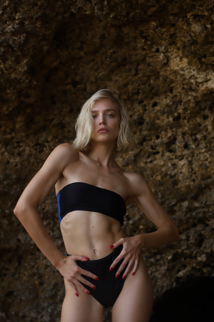 Royal Nero Bandeau Bikini Top (free gift)