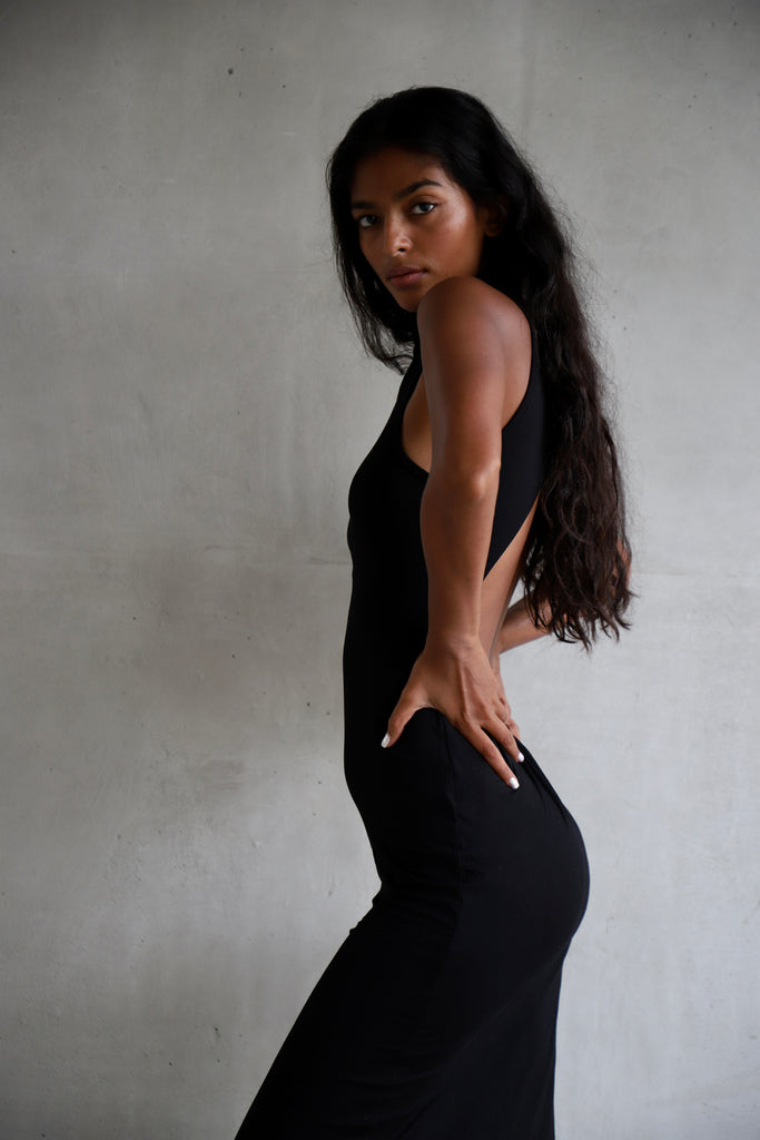 black long turtle neck dress Bleusalt The Turtleneck Dress | Coco