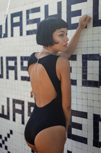 Open Scale One Piece Swimsuit With Metal Clutch - Secret Sale - Makara wear