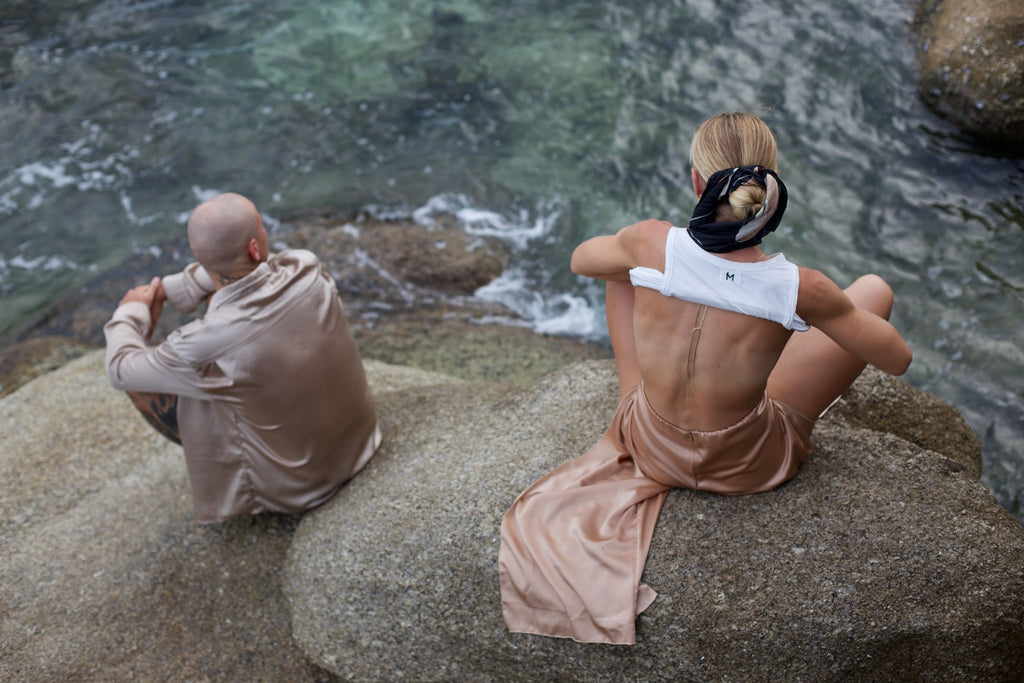 Pash Satin Oversized Shirt - Makara wear