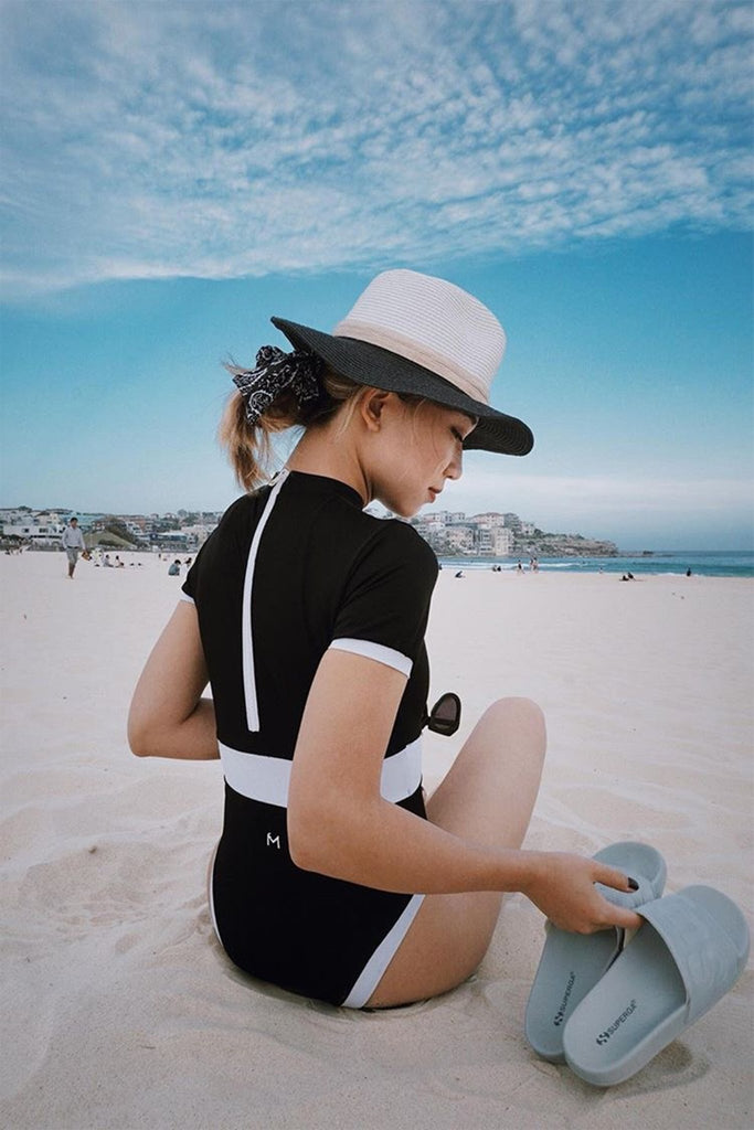 Reef Short Arms One Piece Swimsuit - Makara wear