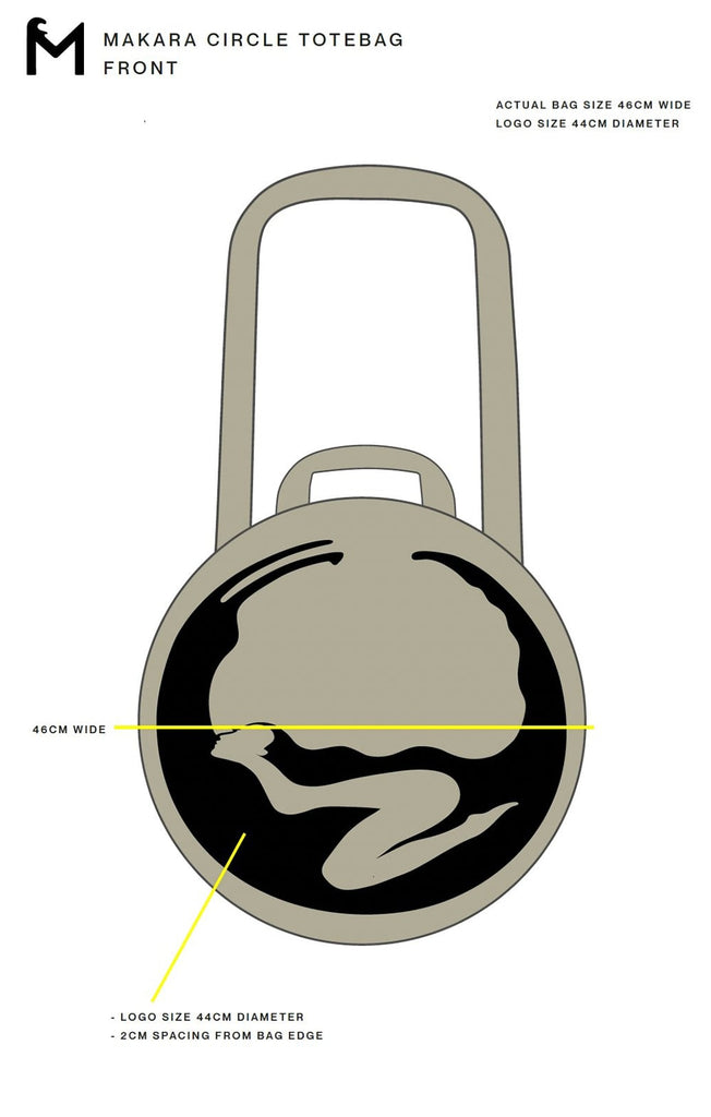 Round Makara Tote Bag - Makara wear